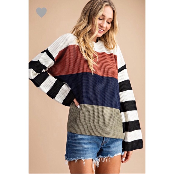 Ember Colorblock Sweater - Picture 2 of 5